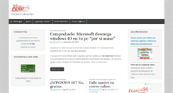 Desktop Screenshot of cabinasperu.org