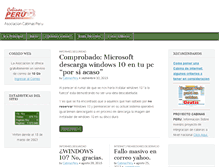 Tablet Screenshot of cabinasperu.org